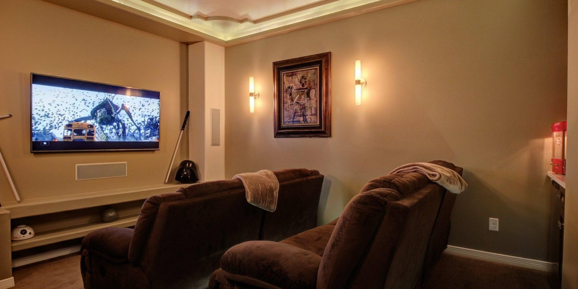 A beautiful home theater in Las Cruces