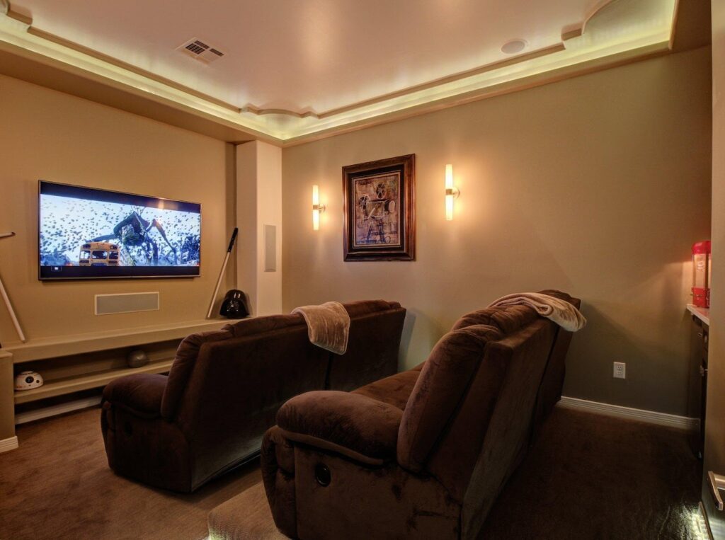 A beautiful home theater in Las Cruces